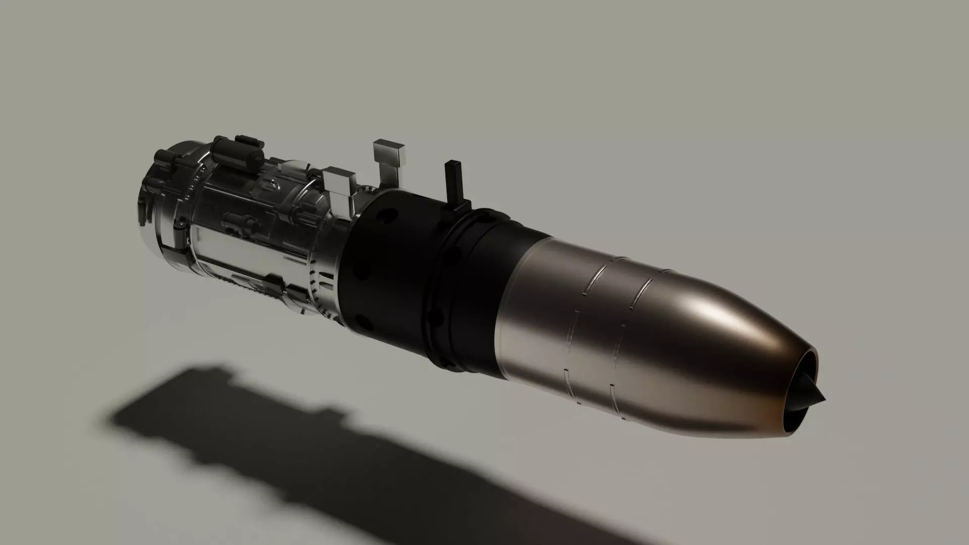 Me262 printable jet engine  3D print model_0