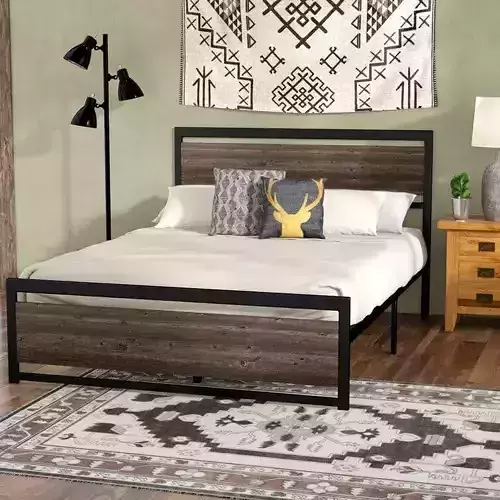 Partida Platform Bed Free 3D model