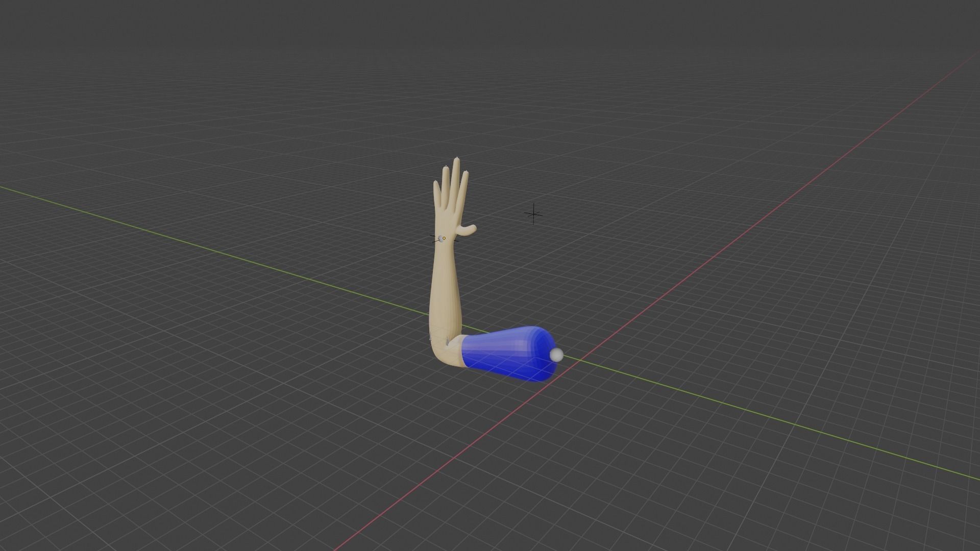 lowpoly human fps hands riged Low-poly 3D model_9