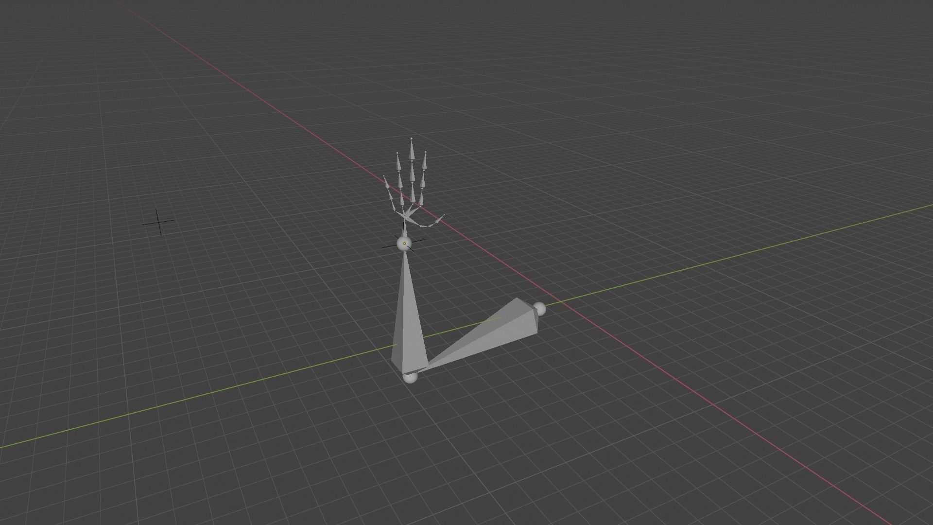 lowpoly human fps hands riged Low-poly 3D model_8