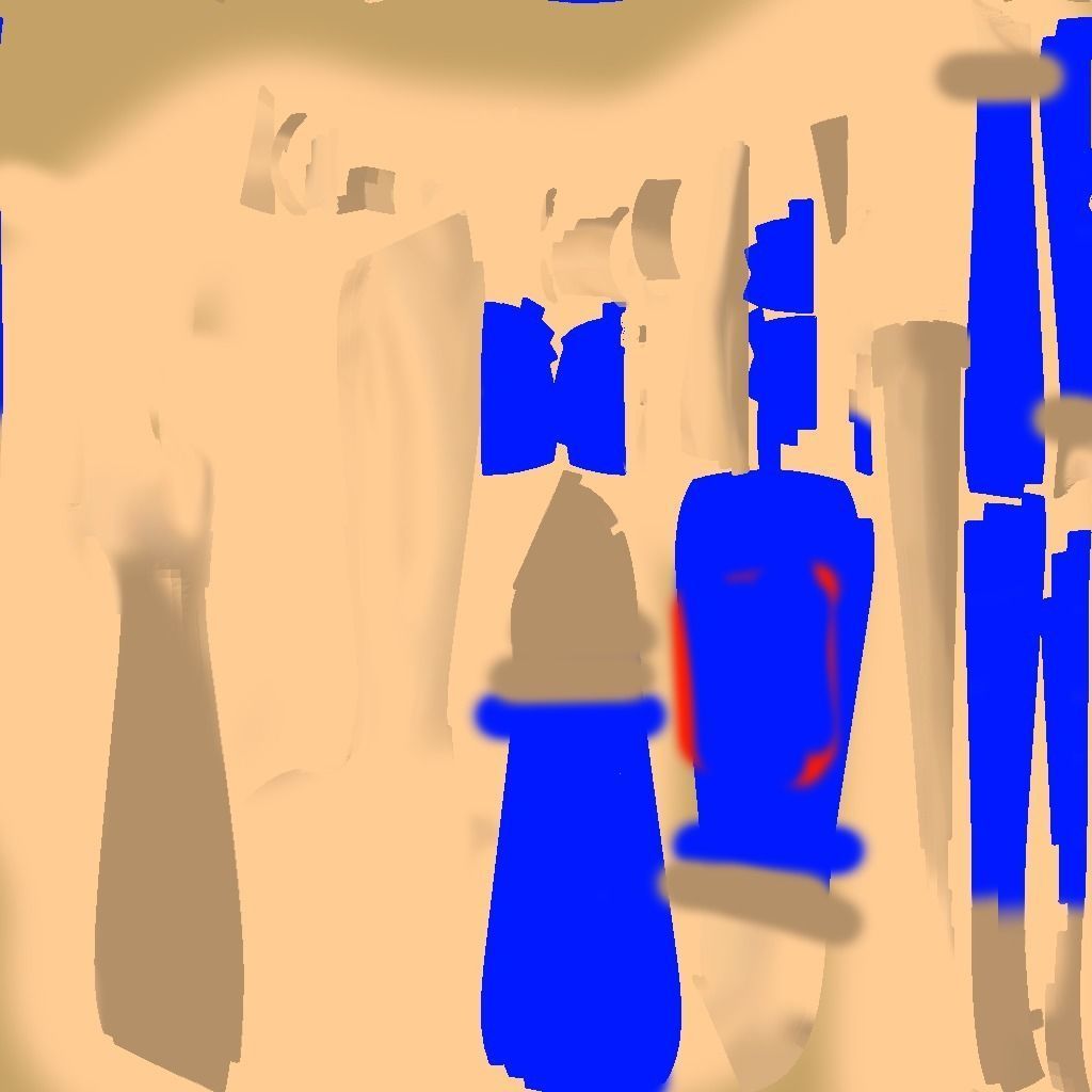 lowpoly human fps hands riged Low-poly 3D model_12