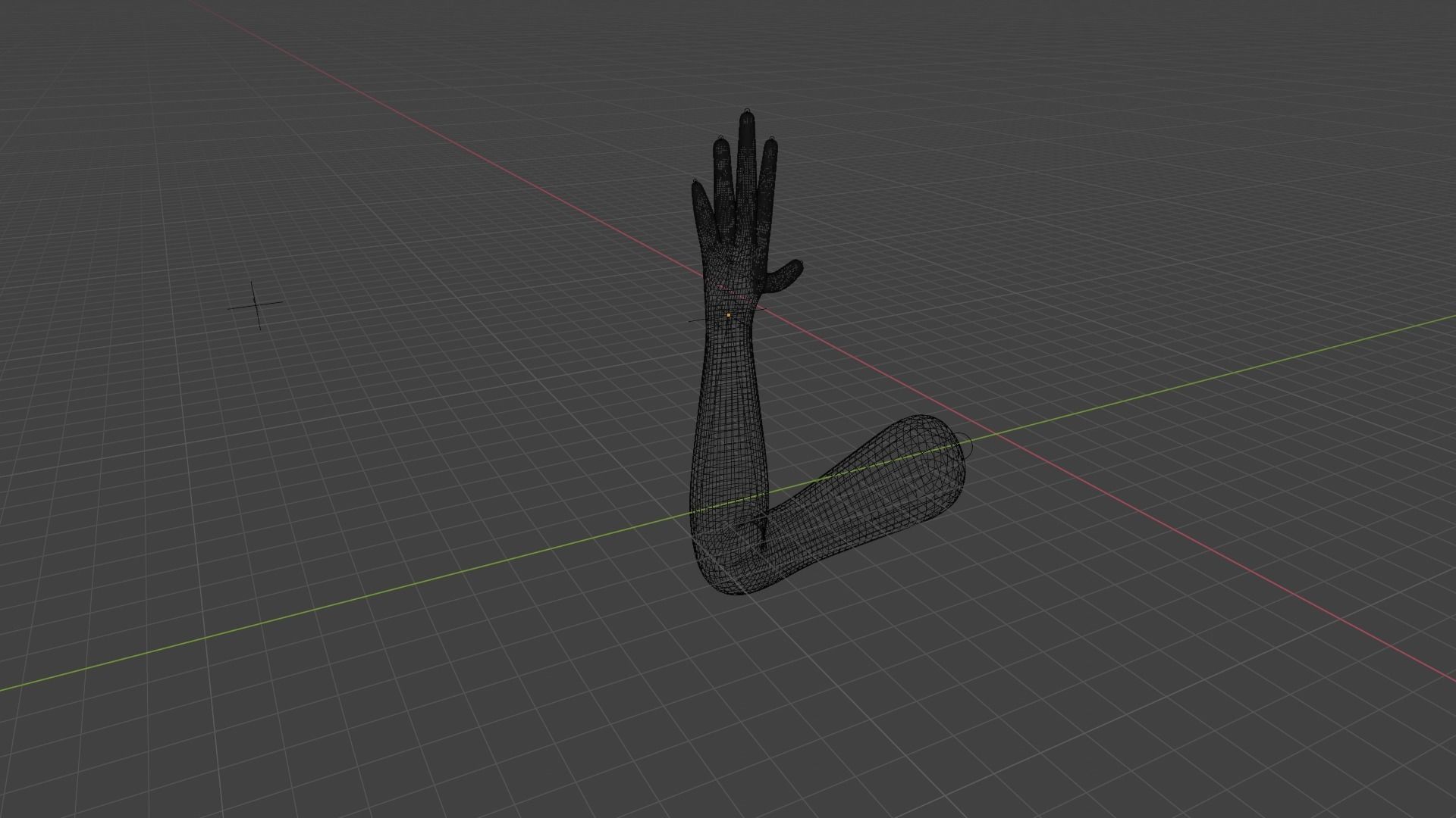 lowpoly human fps hands riged Low-poly 3D model_6
