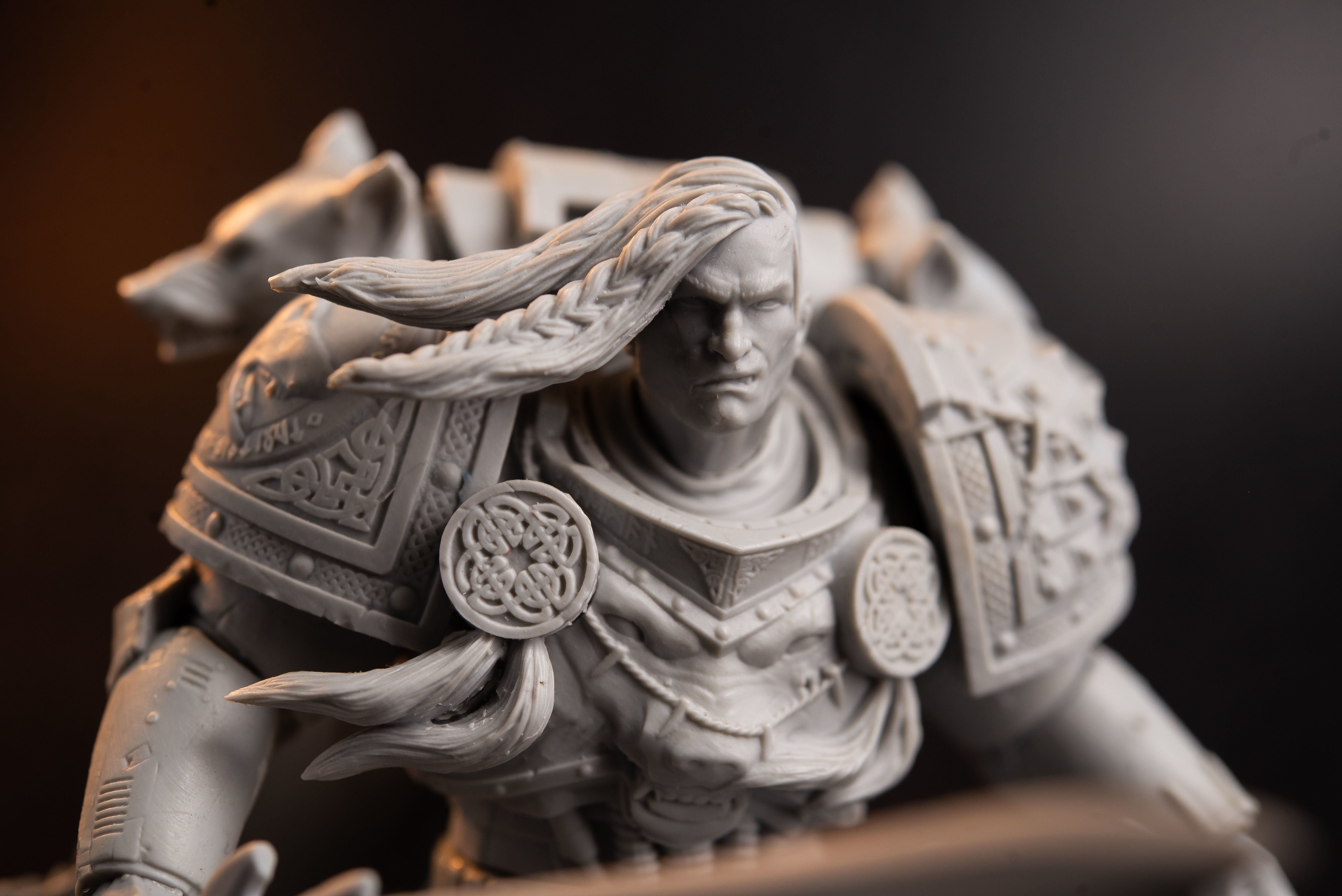 WOLF KING 3D print model_2
