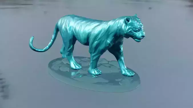 Tiger statue of