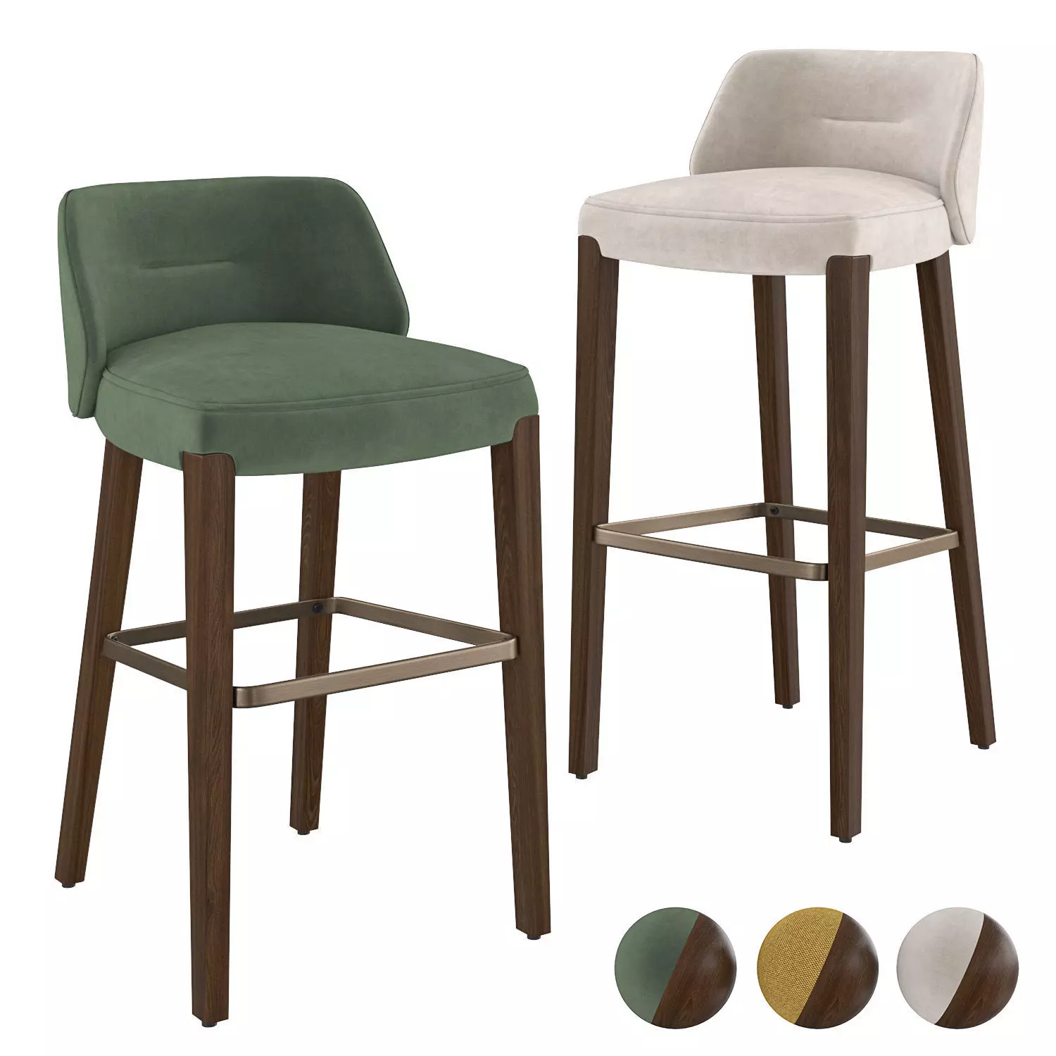 Concha stool 3D model