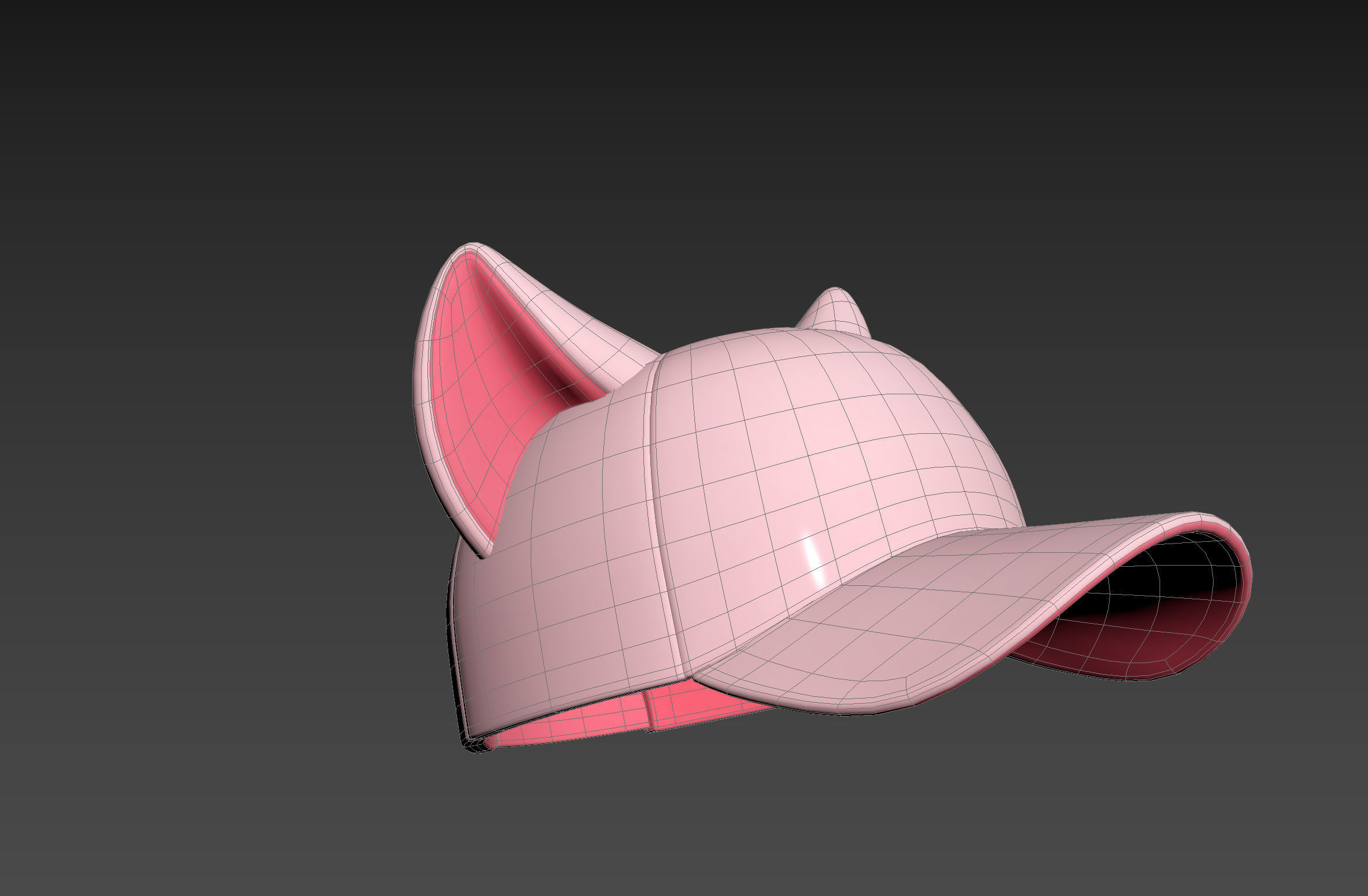 Prop032 Cat Cap 3D model_15