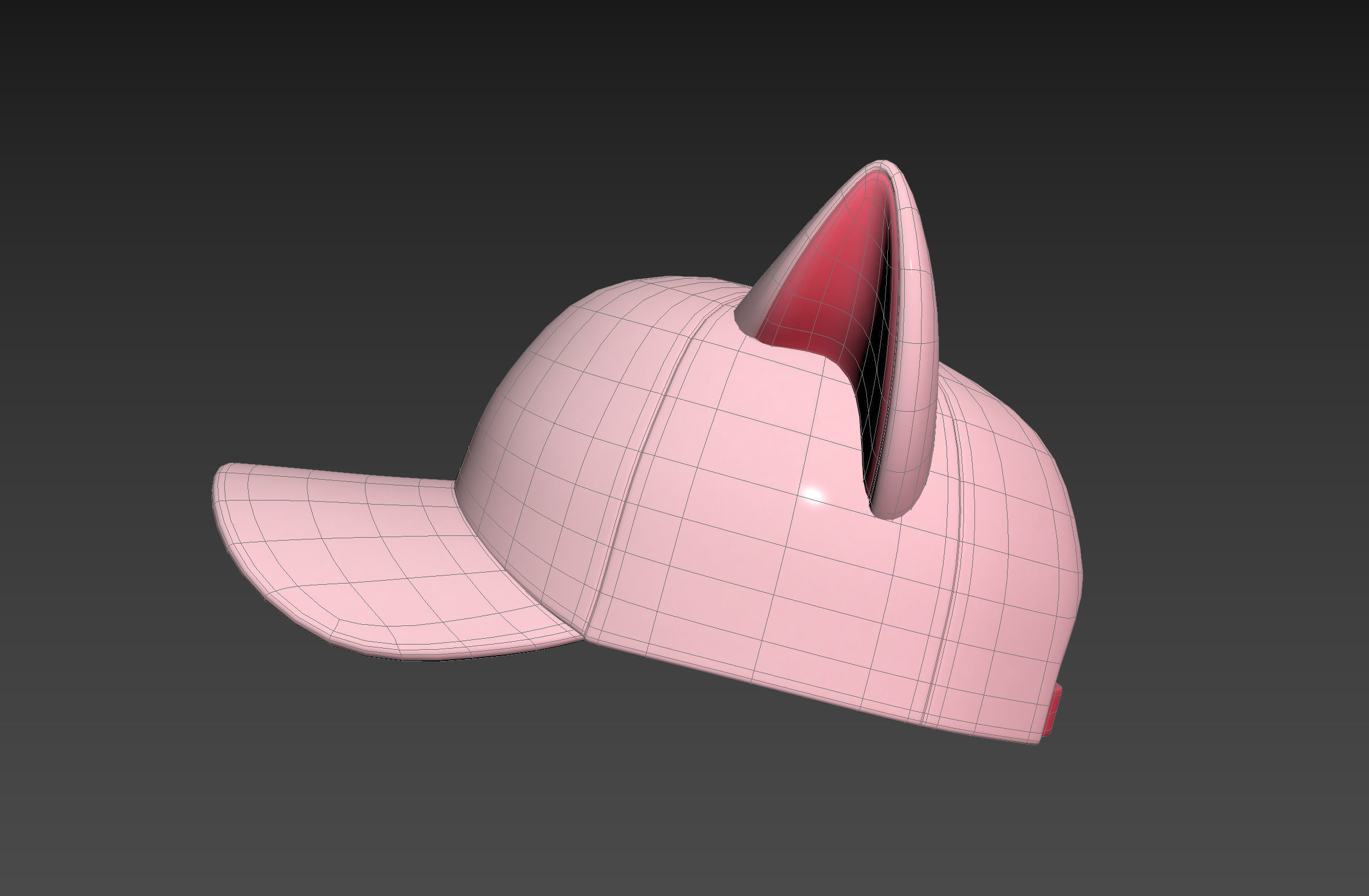 Prop032 Cat Cap 3D model_20