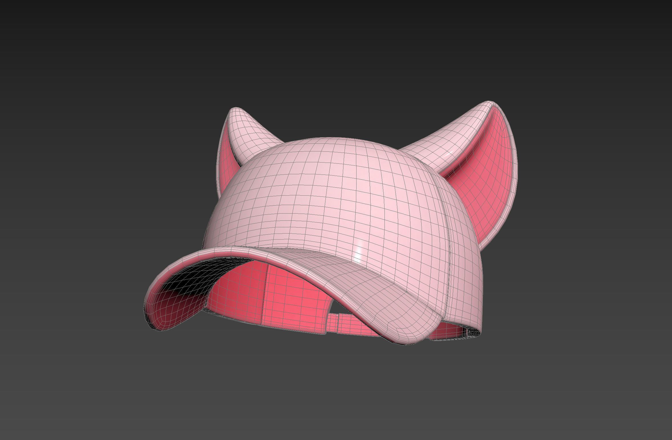 Prop032 Cat Cap 3D model_12