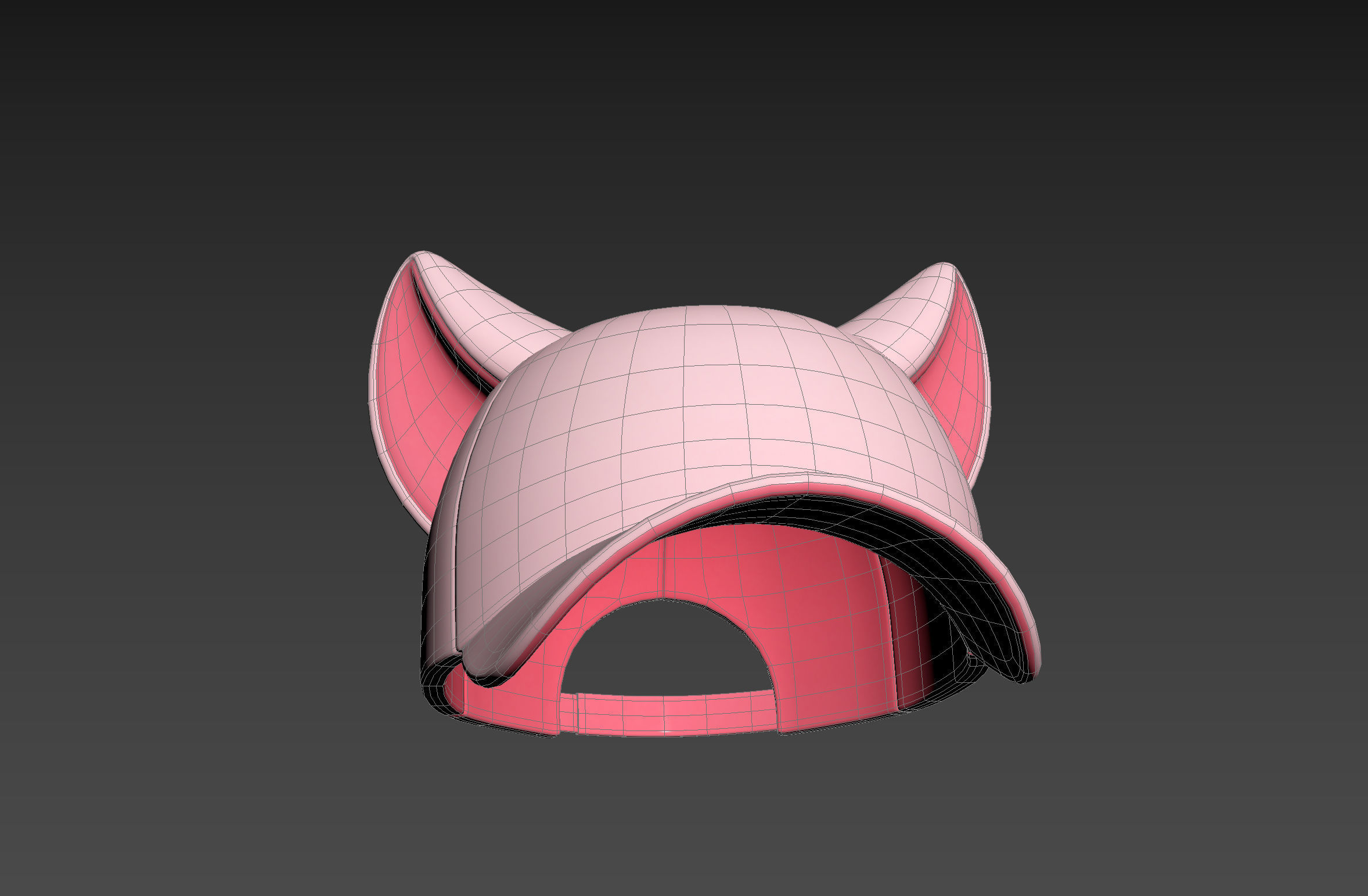 Prop032 Cat Cap 3D model_14