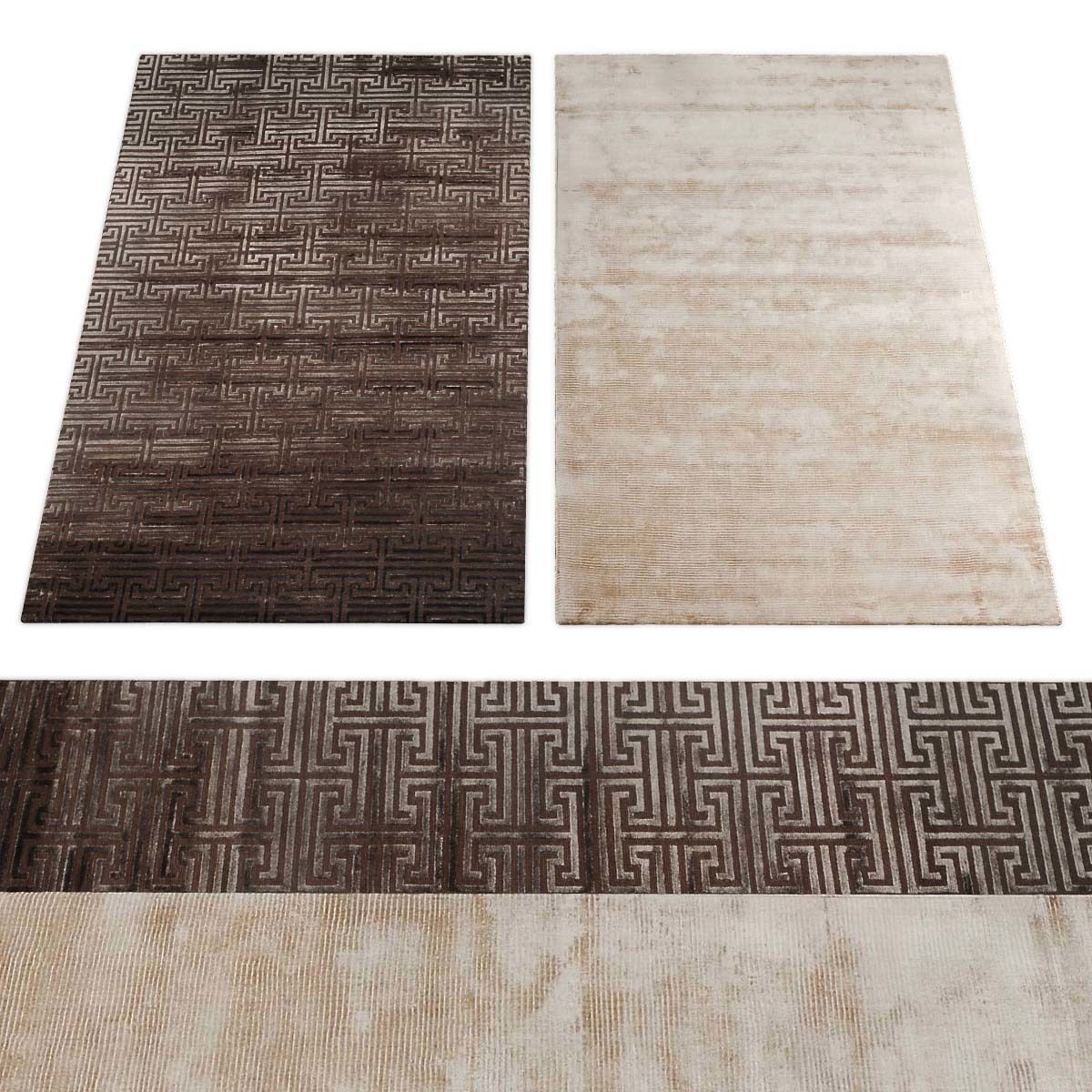 Rugs collection 373 Low-poly 3D model_1