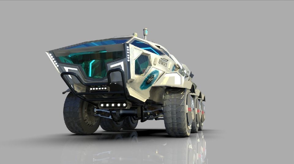 Mars Rover Vehicles 3D print model_4