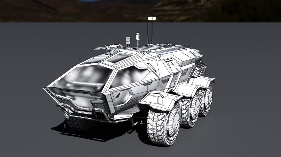Mars Rover Vehicles 3D print model_5