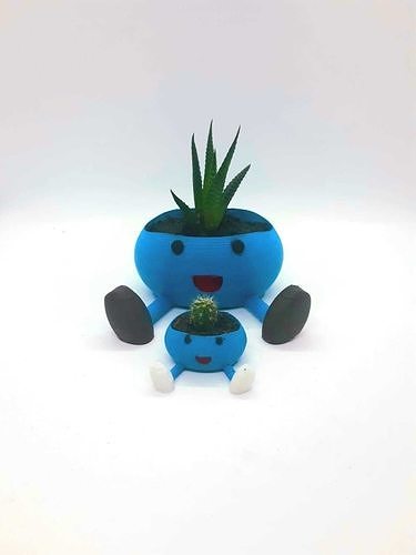 ODDISH POKEMON FLOWERPOT 3D print model