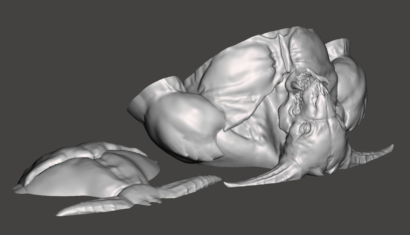 ICON OF SIN - DOOM ETERNAL Statue Bust STL for 3D printing 3D print model_8