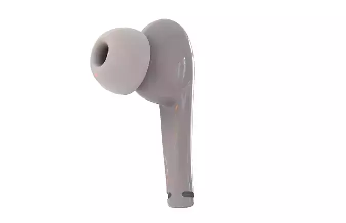 Airpods earbuds on ceiling of room