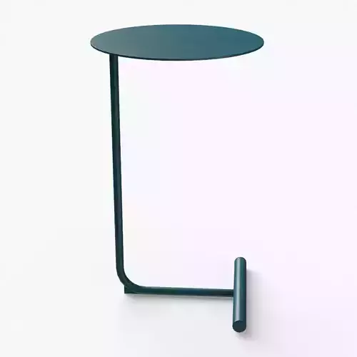 Mitzi Table petrol blue finish