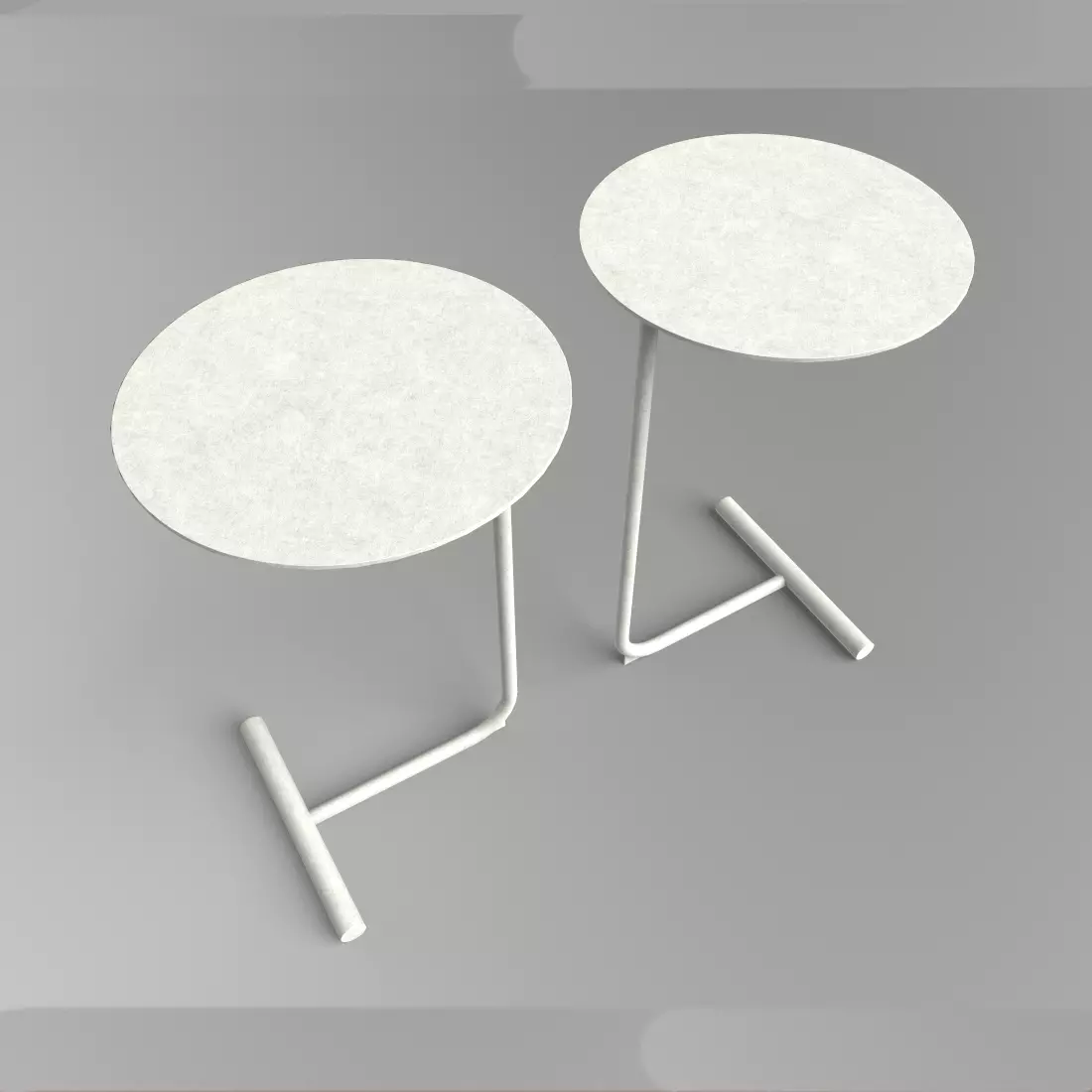 Mitzi Table white finish Low-poly 3D model_0