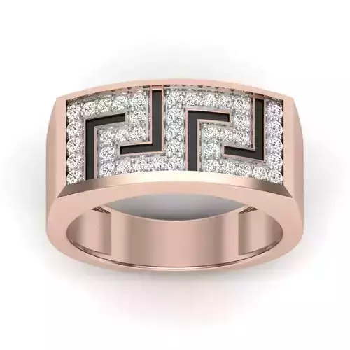 Women solitaire ring  3dm stl render detail 3D print model