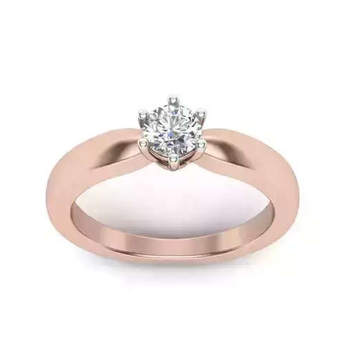 Women solitaire ring 3dm stl render detail 3D print model