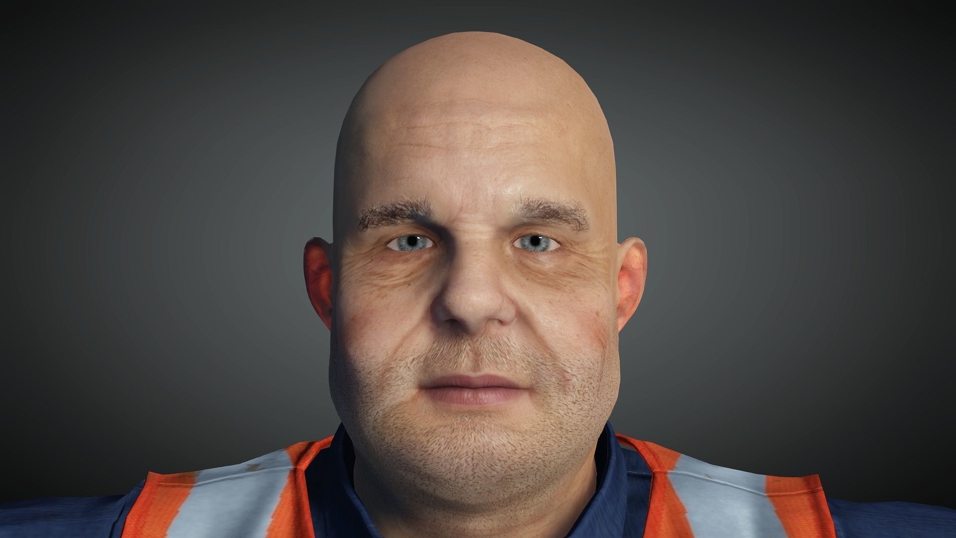 AAA Realistic Male Character 08 Low-poly 3D model_15