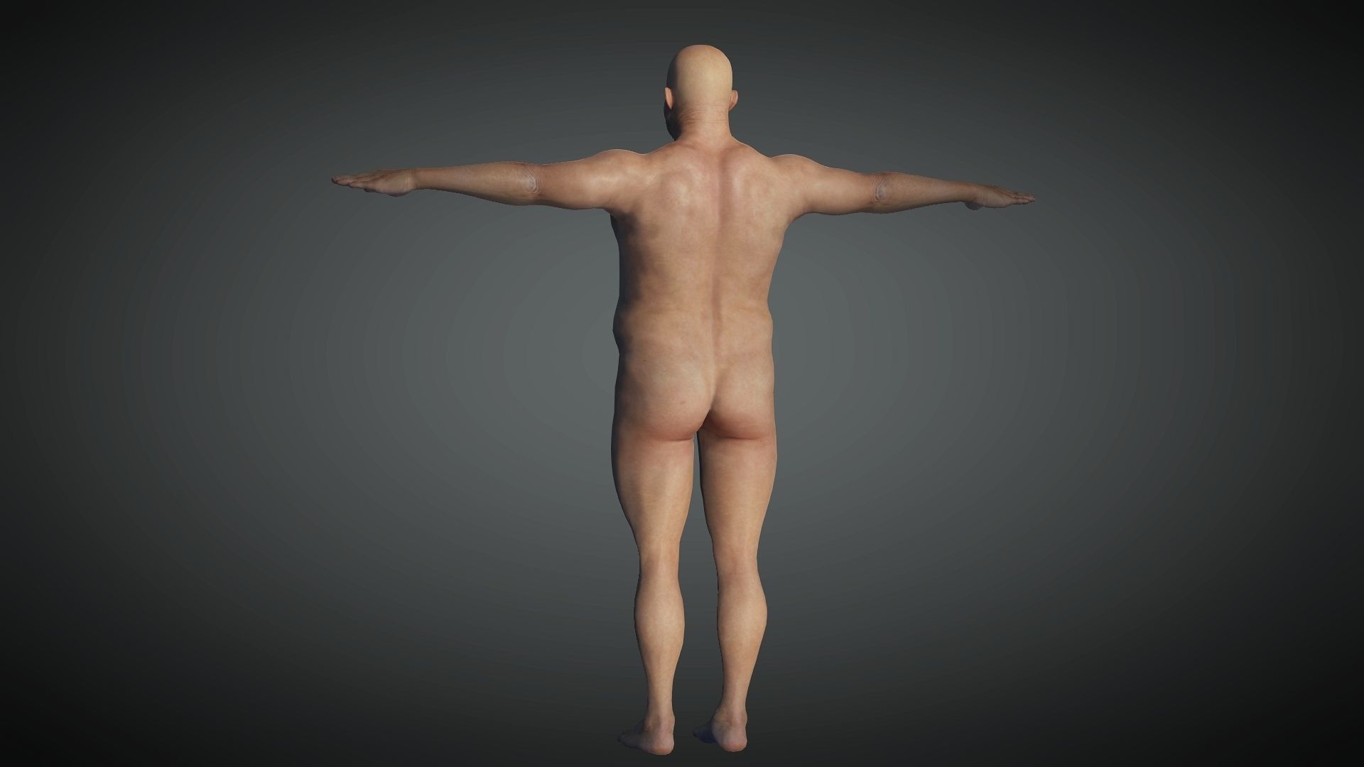 AAA Realistic Male Character 08 Low-poly 3D model_14