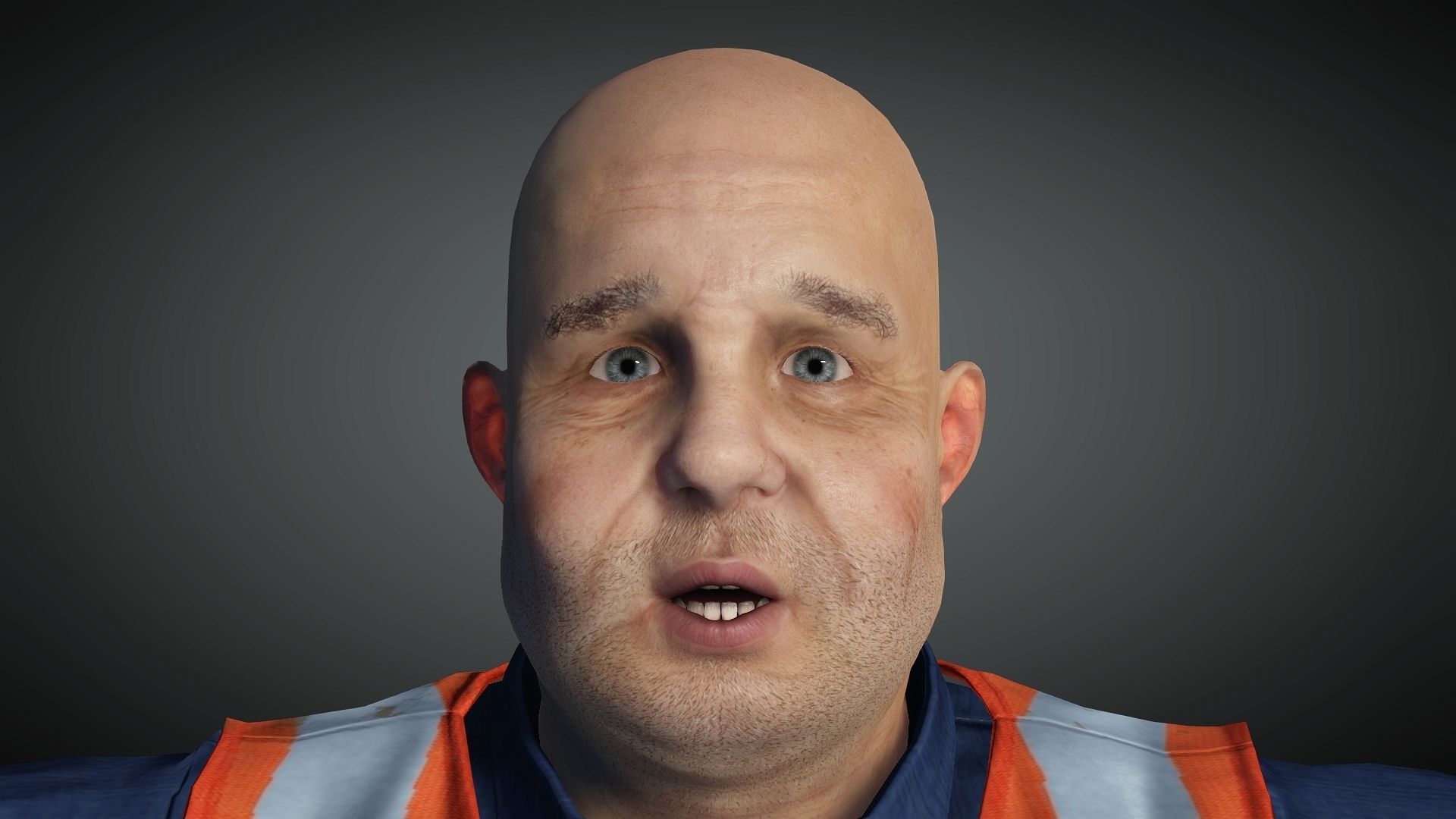 AAA Realistic Male Character 08 Low-poly 3D model_18