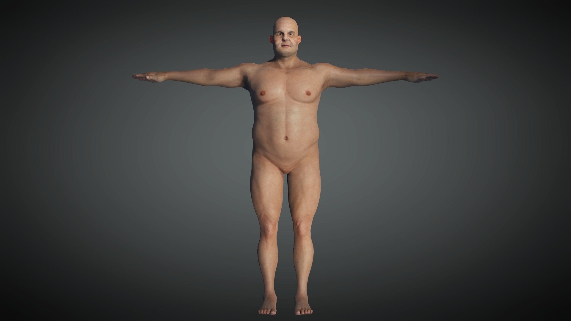 AAA Realistic Male Character 08 Low-poly 3D model_8