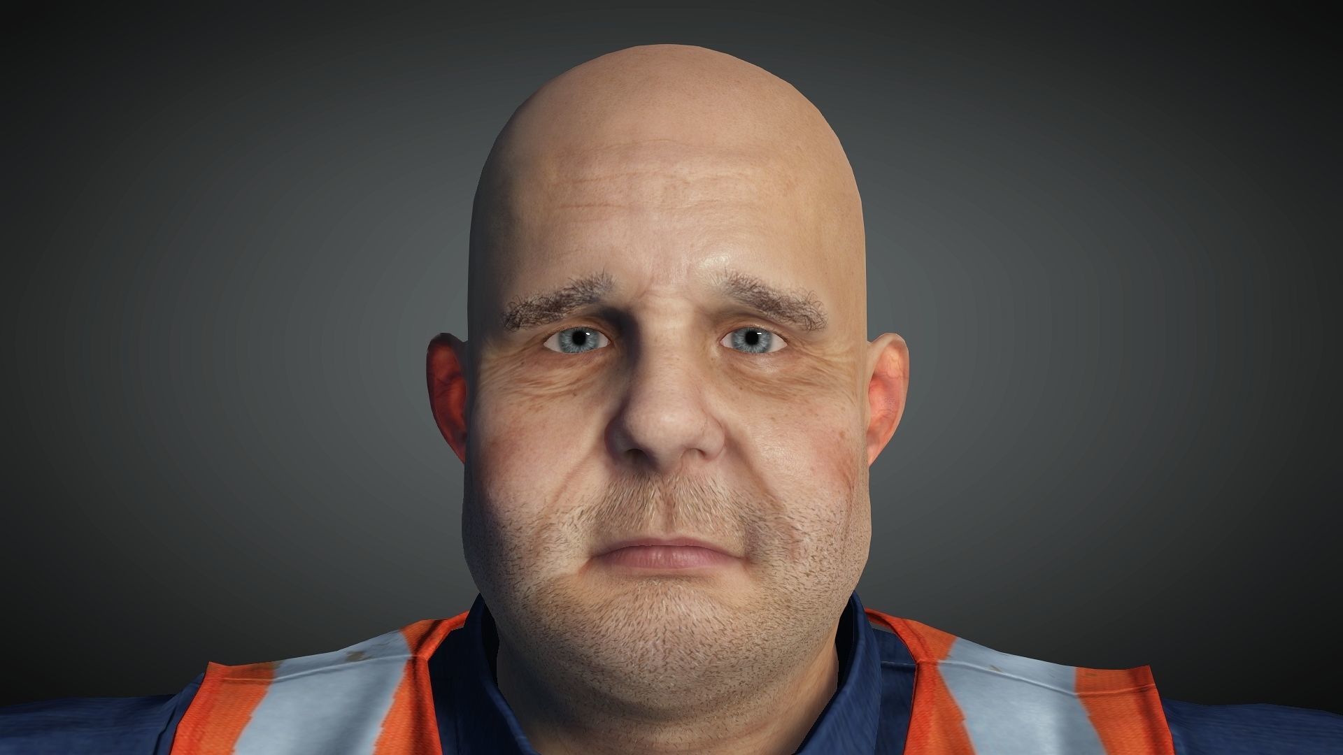 AAA Realistic Male Character 08 Low-poly 3D model_17