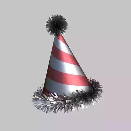 Party hat 3D model