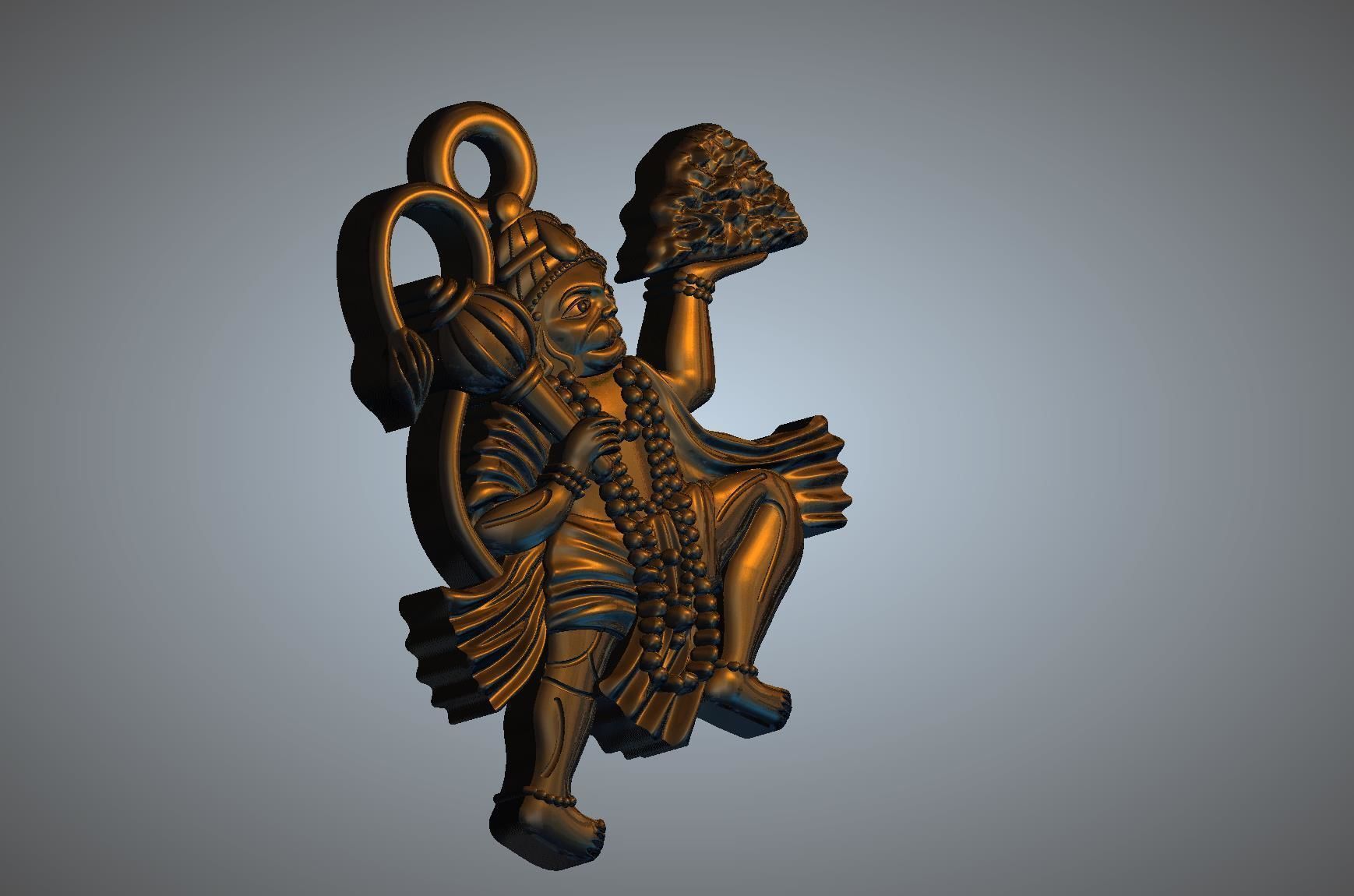 Hanuman Ji 1 3D print model_4