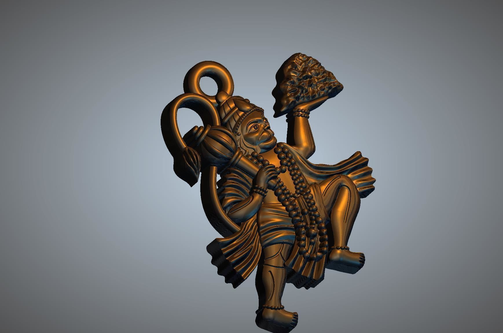Hanuman Ji 1 3D print model_1