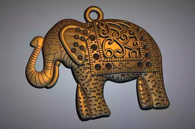 Elephant pendant