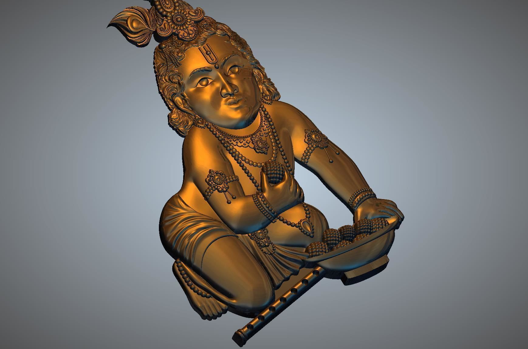 Krishan ji 3D print model_1
