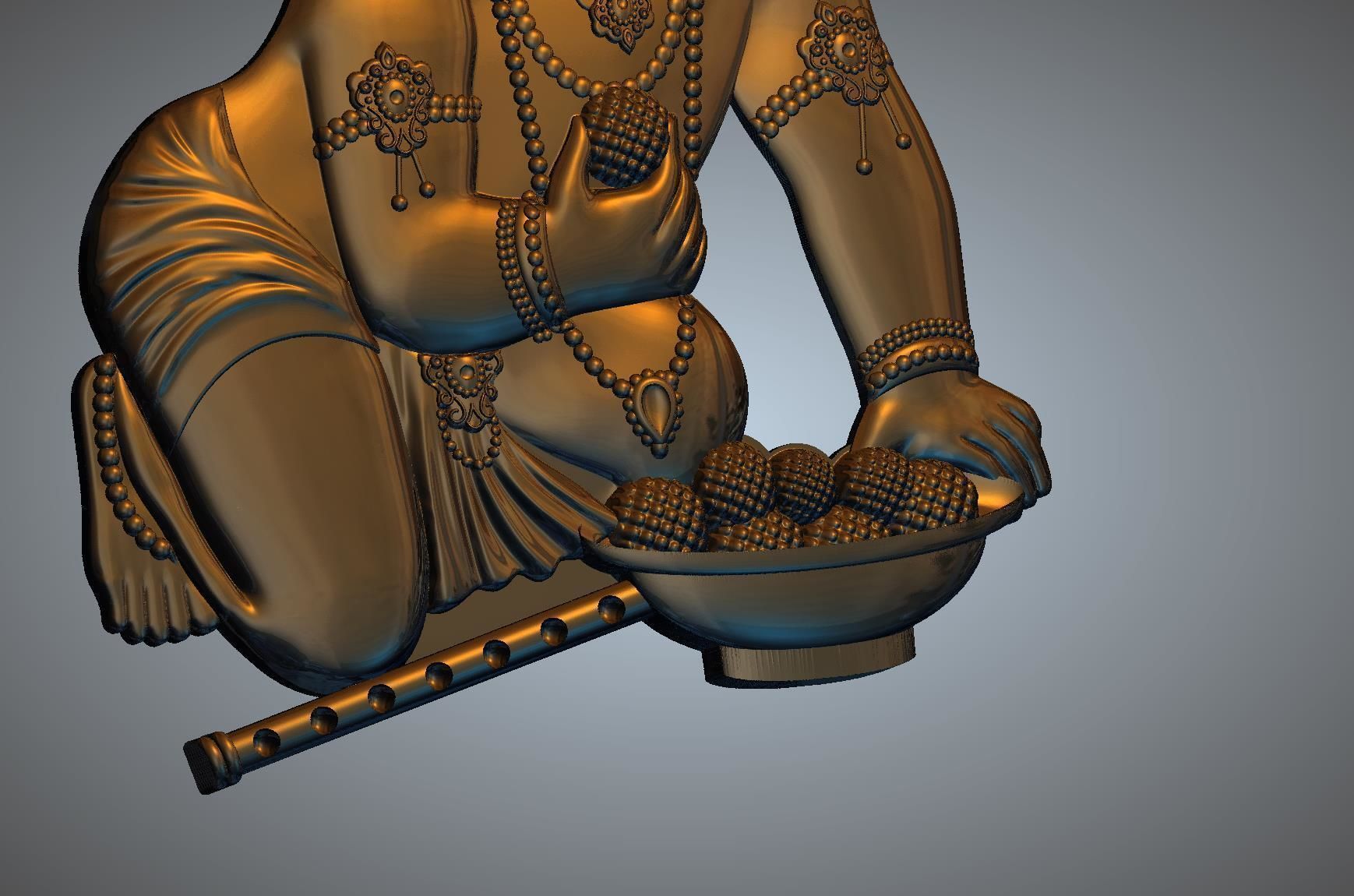Krishan ji 3D print model_3