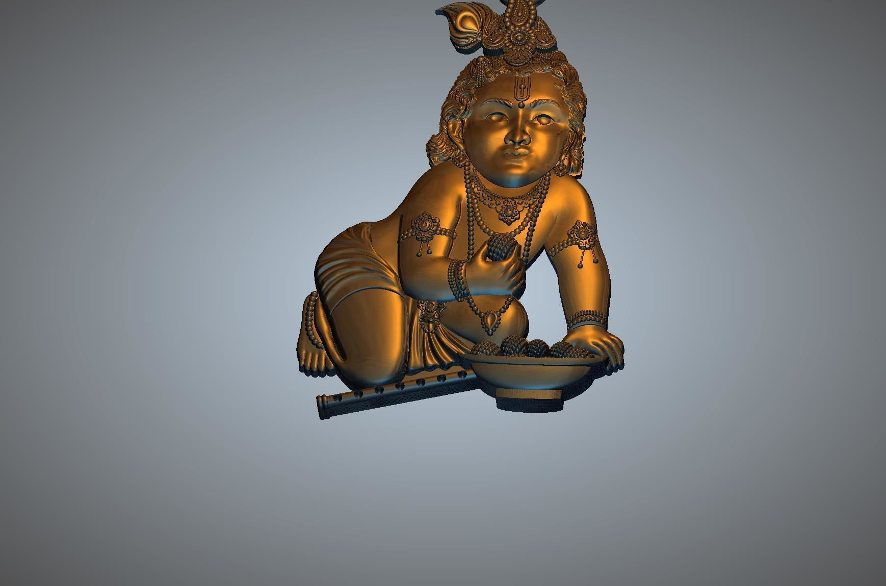 Krishan ji 3D print model_2
