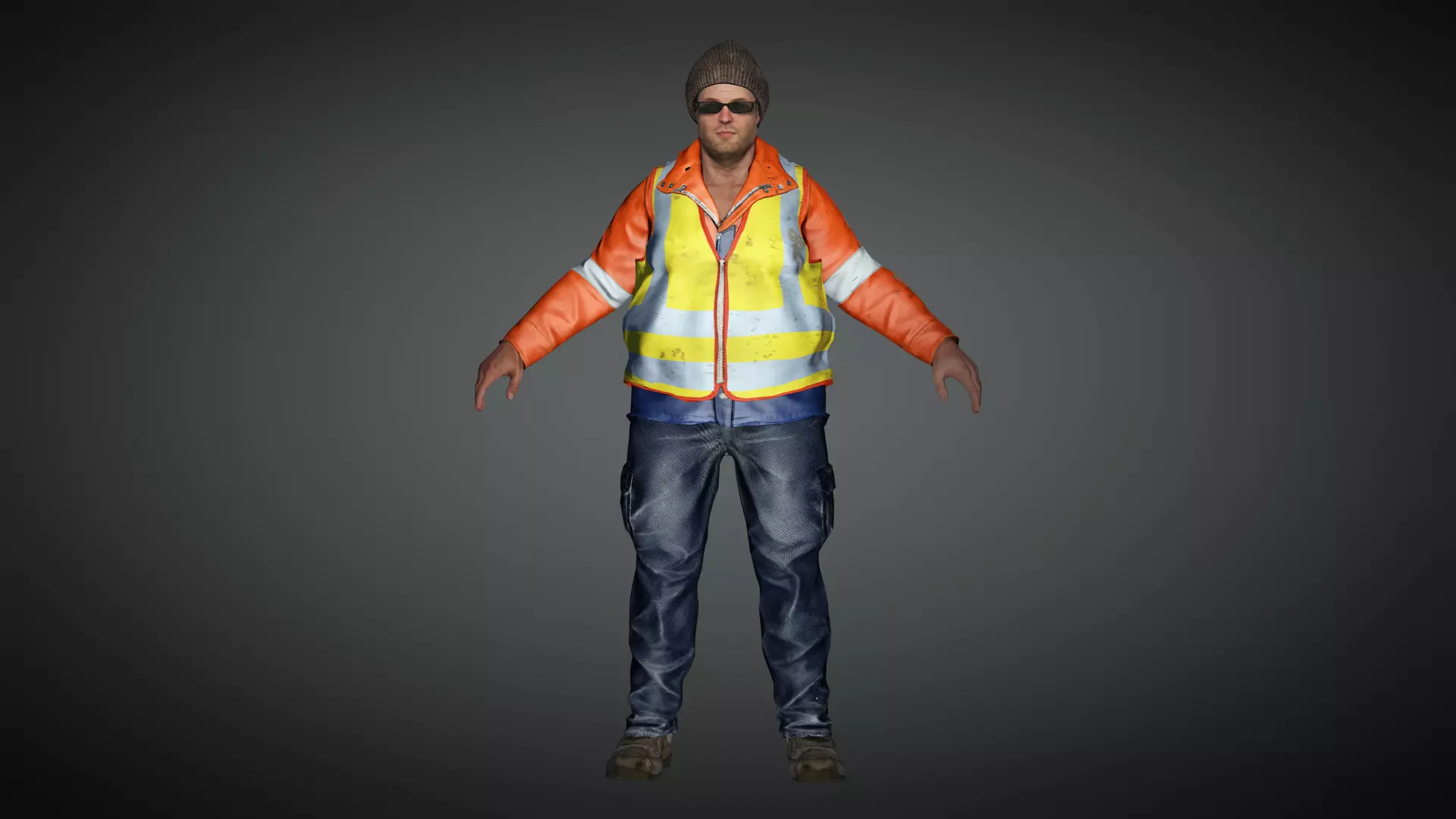 AAA Realistic Male Character 09 Low-poly 3D model_0