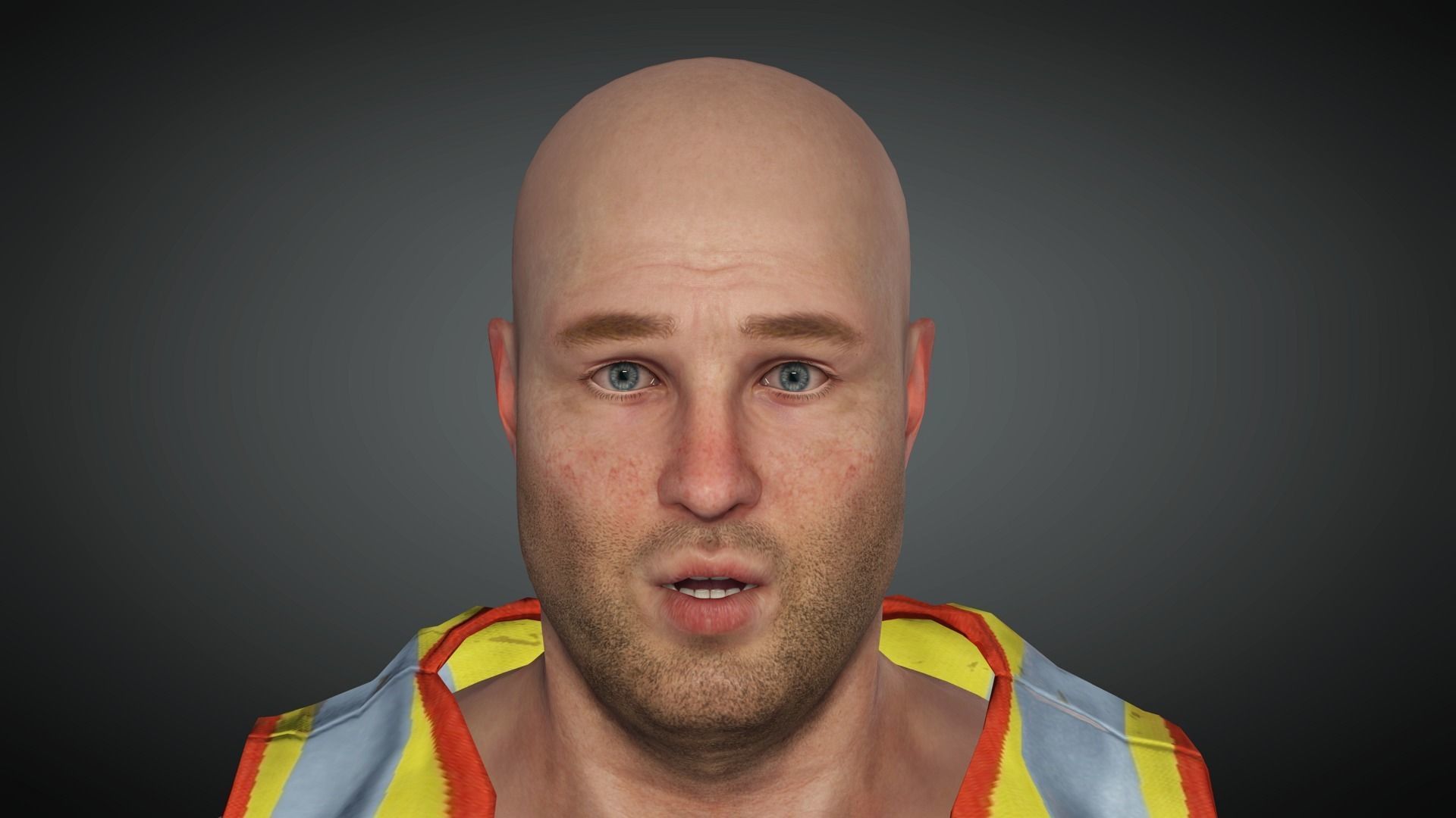 AAA Realistic Male Character 09 Low-poly 3D model_19