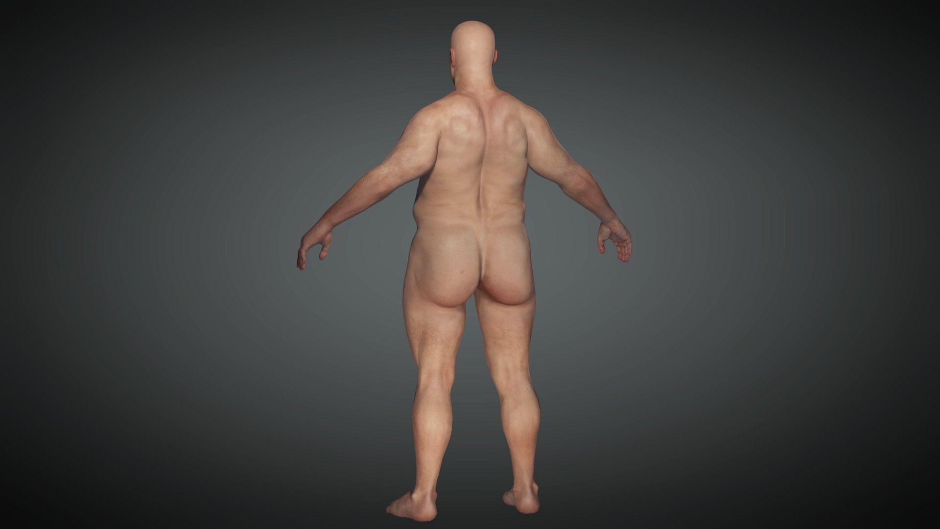 AAA Realistic Male Character 09 Low-poly 3D model_15
