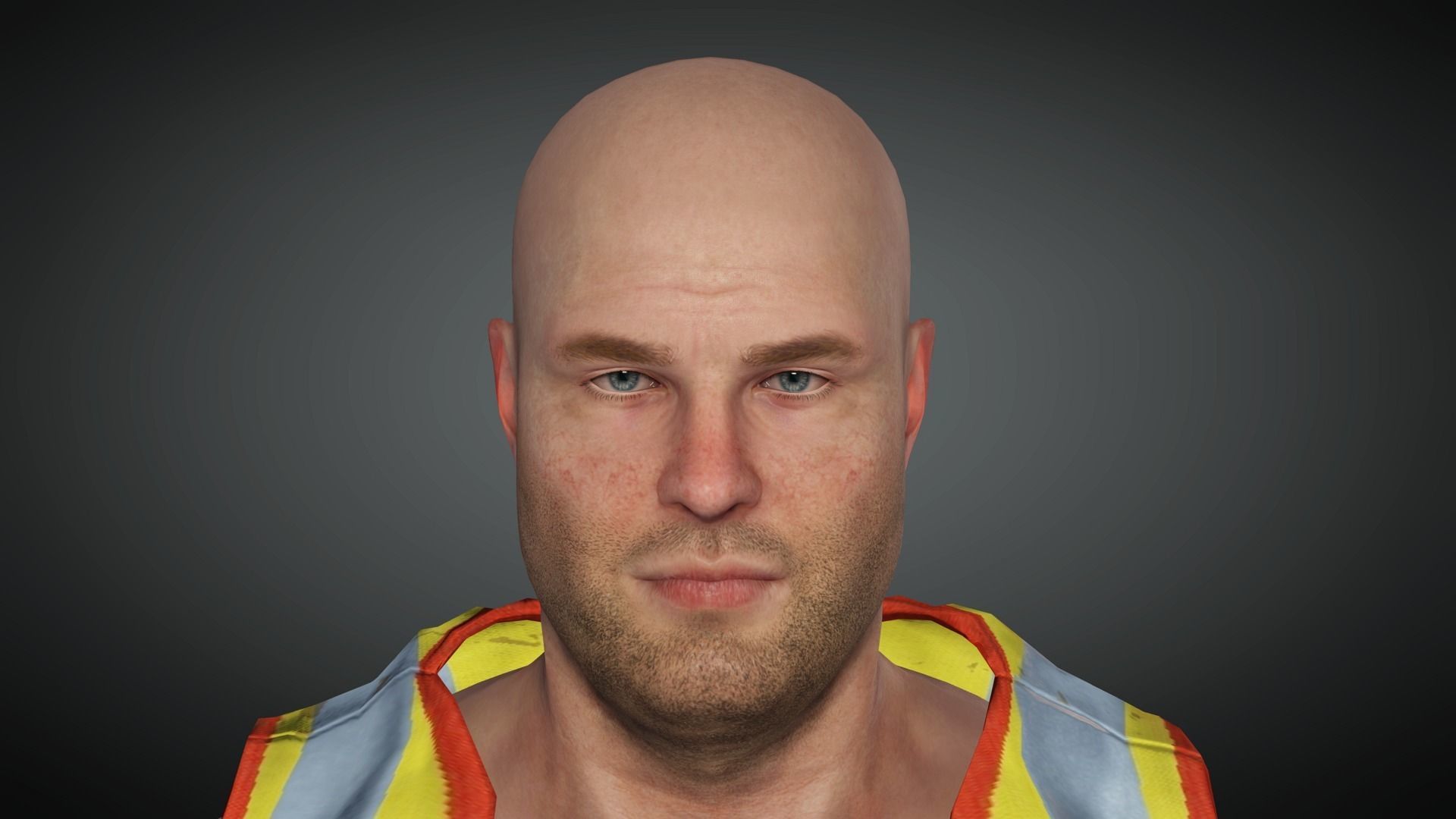 AAA Realistic Male Character 09 Low-poly 3D model_16