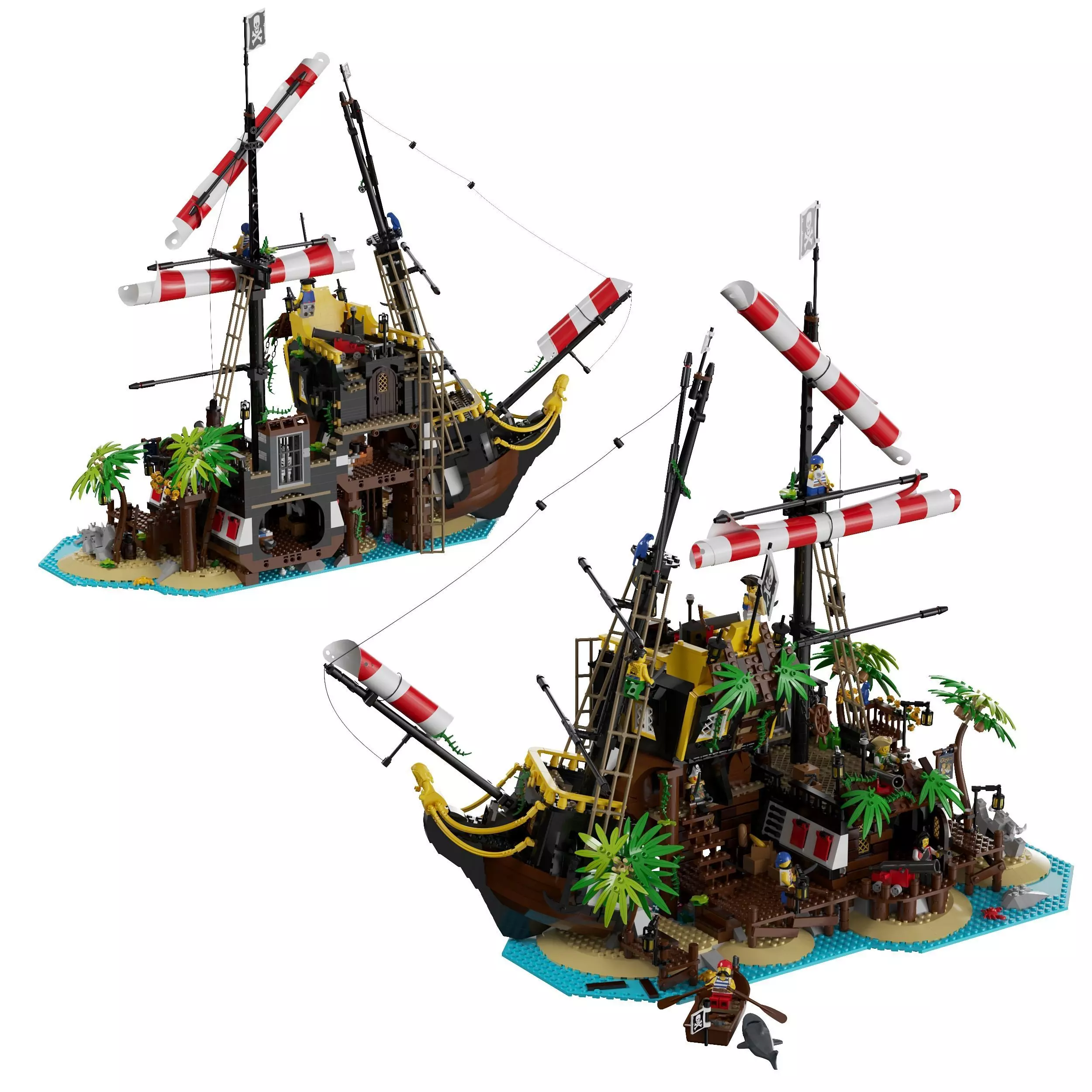 Lego - 21322 Pirates of Barracuda Bay 3D model_0