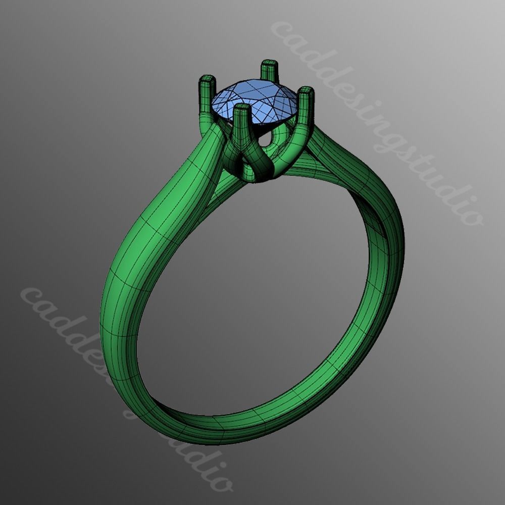 Ring iz40 3D print model_2