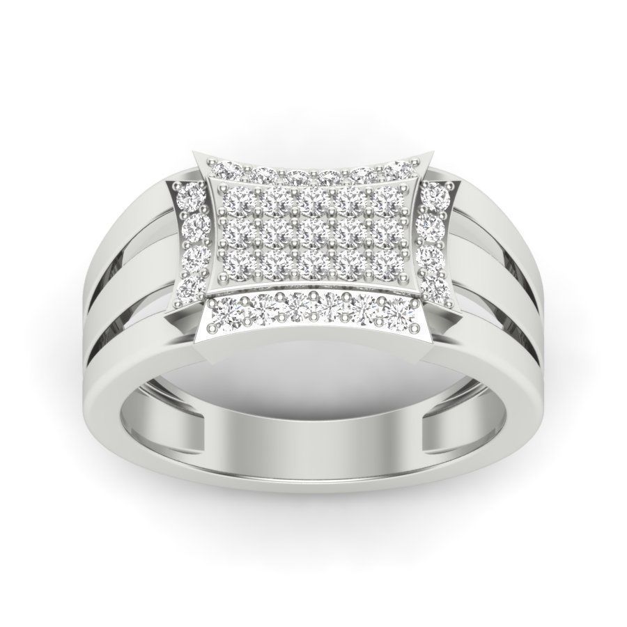 Women solitaire ring 3dm stl render detail 3D print model 3D print model_14