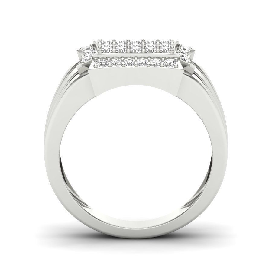 Women solitaire ring 3dm stl render detail 3D print model 3D print model_15