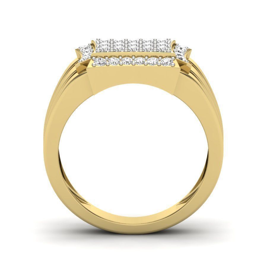 Women solitaire ring 3dm stl render detail 3D print model 3D print model_2