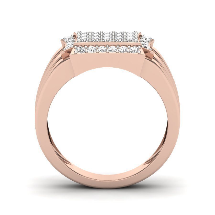 Women solitaire ring 3dm stl render detail 3D print model 3D print model_10