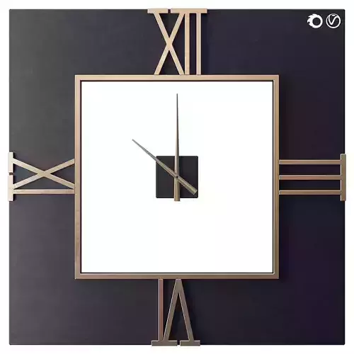 Mudita Wall Clock 3D model