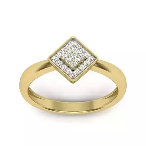 Solitaire wedding engagement ring 3D print model