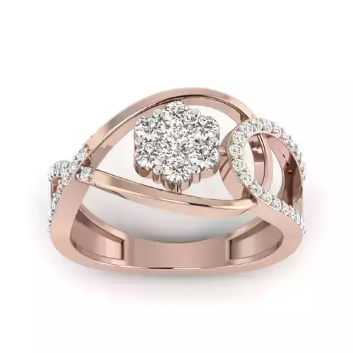 solitaire wedding engagement women ring 3D print model