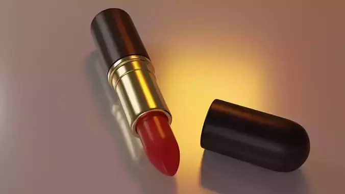 Red Lipstick - Free 3D Model with 2K Texture