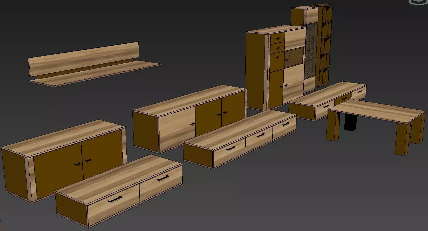 Tv stand  3D model_0
